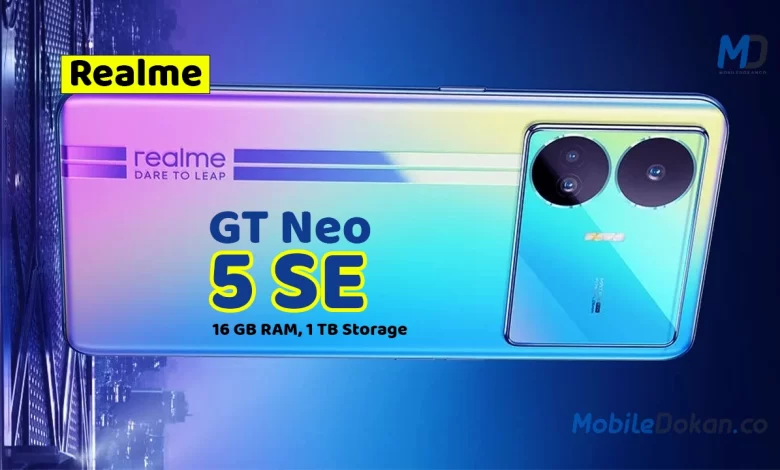 Realme GT Neo 5 SE will release with 16 GB RAM, 1 TB Storage