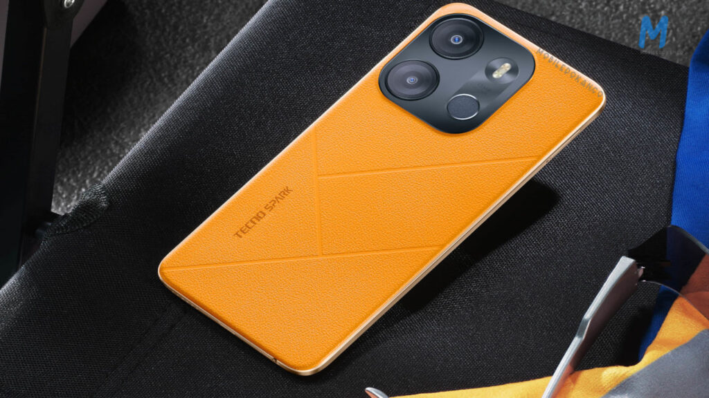 Tecno Spark Go 2023 in new orange color