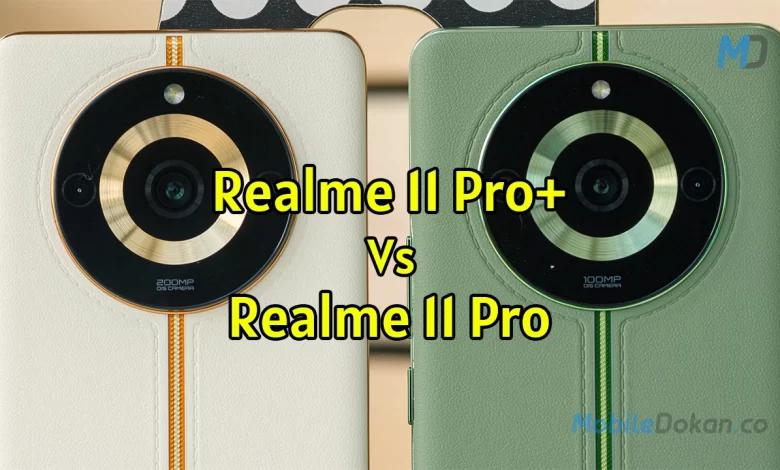 Realme 11 Pro+ vs 11 Pro video comparison released on YouTube