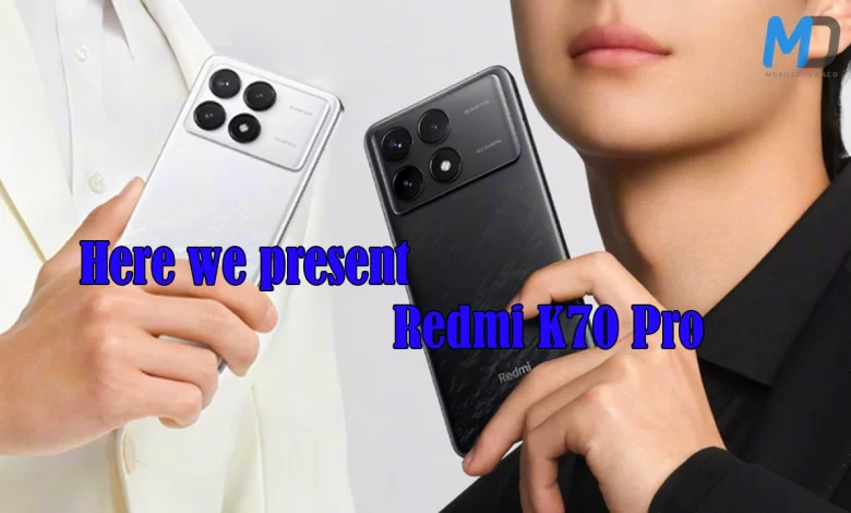 Redmi unveiled K70 Pro design and leaks revealed storage configurations