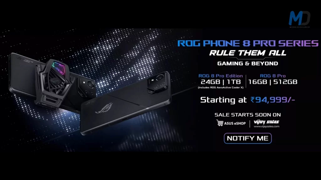 Asus ROG Phone 8 Pros official Indian price revealed.webp
