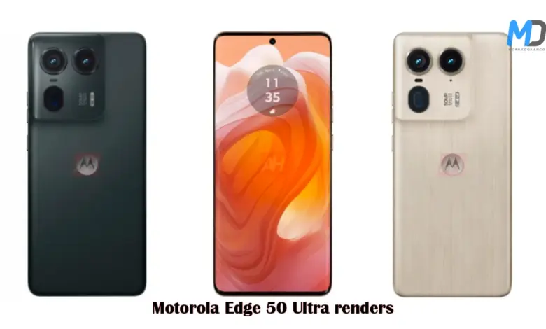 Motorola Edge 50 Ultra renders
