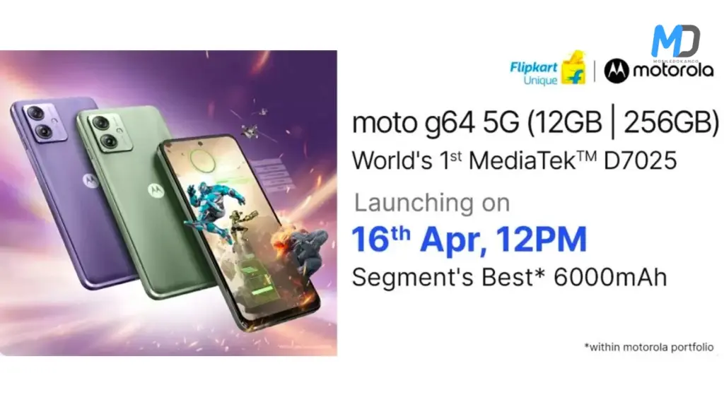 Motorola Moto G64 5G the first smartphone with Dimensity 7025.webp